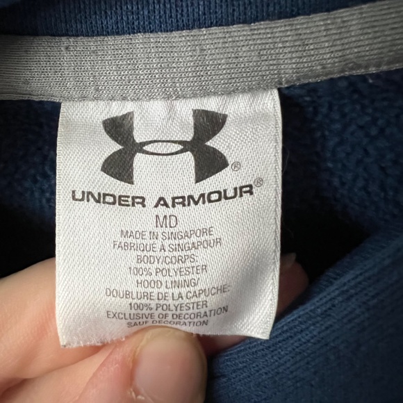 Under Armour Pullover Sweatshirt with Hood - Picture 2 of 3